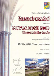 Stavba roku 2008 Olomouckho kraje - O PR Perov