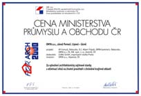 Cena ministerstva prmyslu a obchodu - OMYA a.s., zvod Pomez, Lipov-lzn